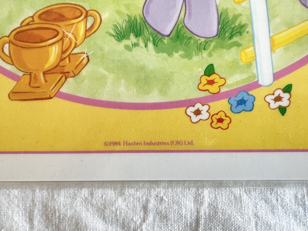 Set de table Mon Petit Poney - Icarus 1984