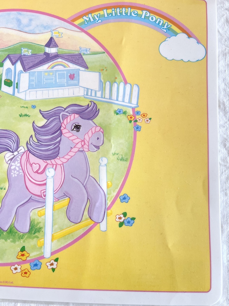 Set de table Mon Petit Poney - Icarus 1984