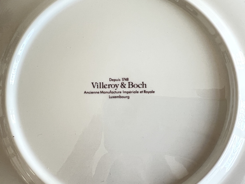Assiette Villeroy & Boch Commune d'Aubange