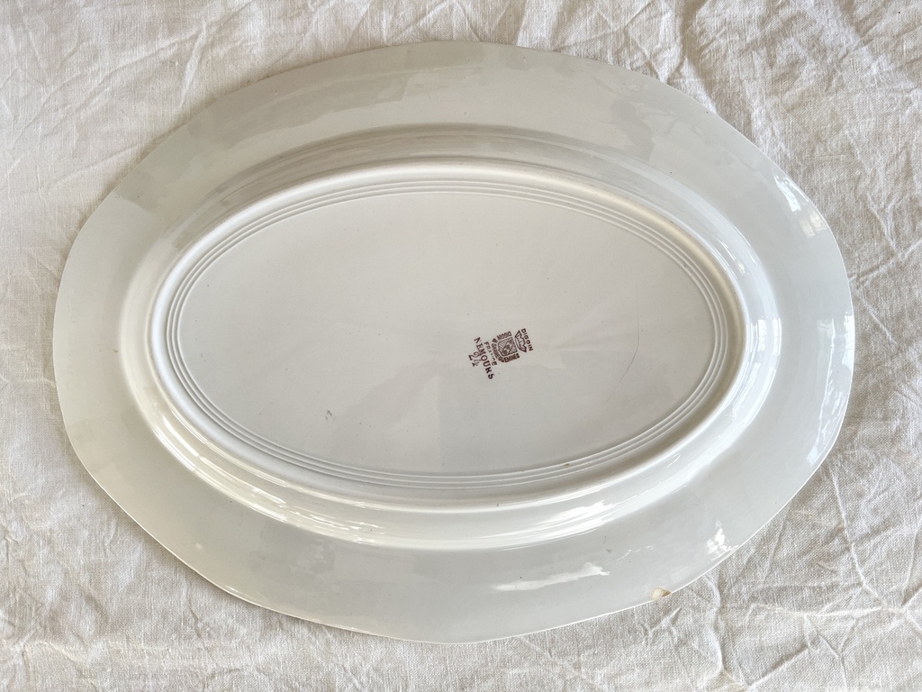Plat ovale Digoin Sarreguemines Nemours