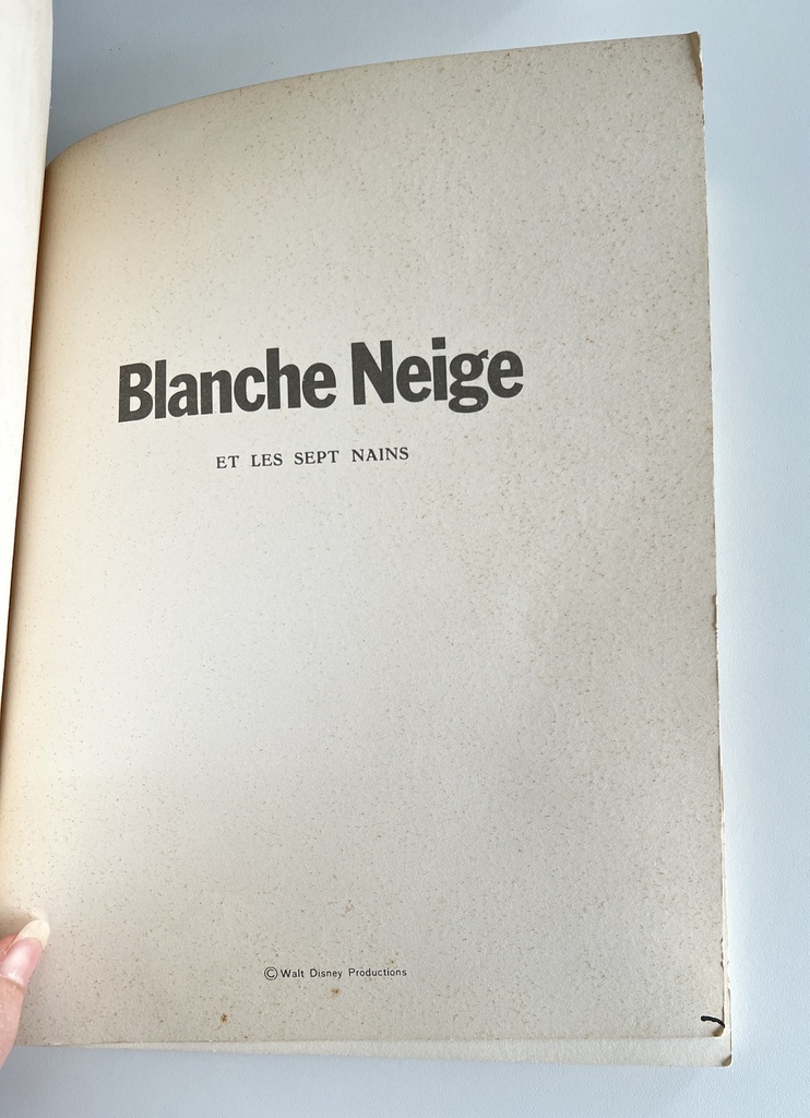 Album d'images à coller Blanche Neige et les sept nains - Walt Disney