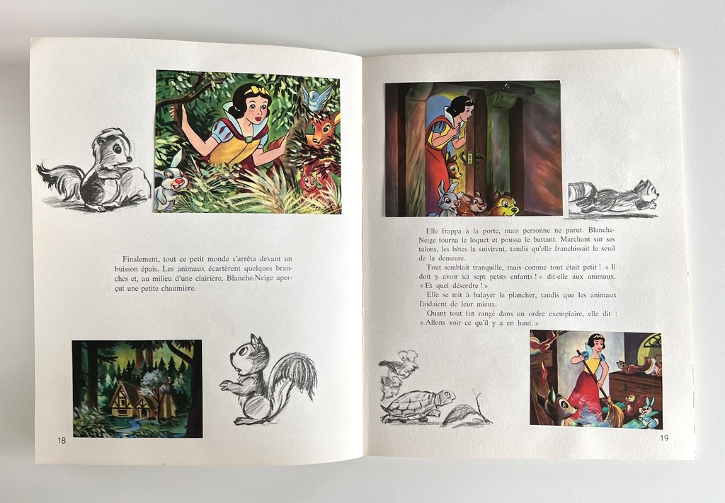 Album d'images à coller Blanche Neige et les sept nains - Walt Disney
