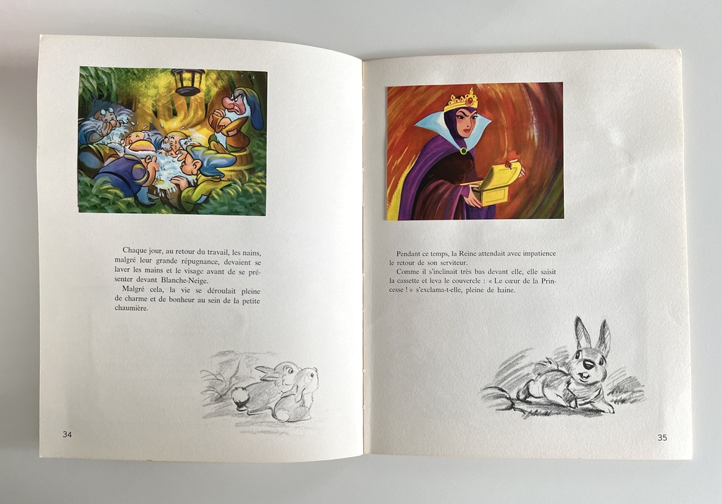 Album d'images à coller Blanche Neige et les sept nains - Walt Disney