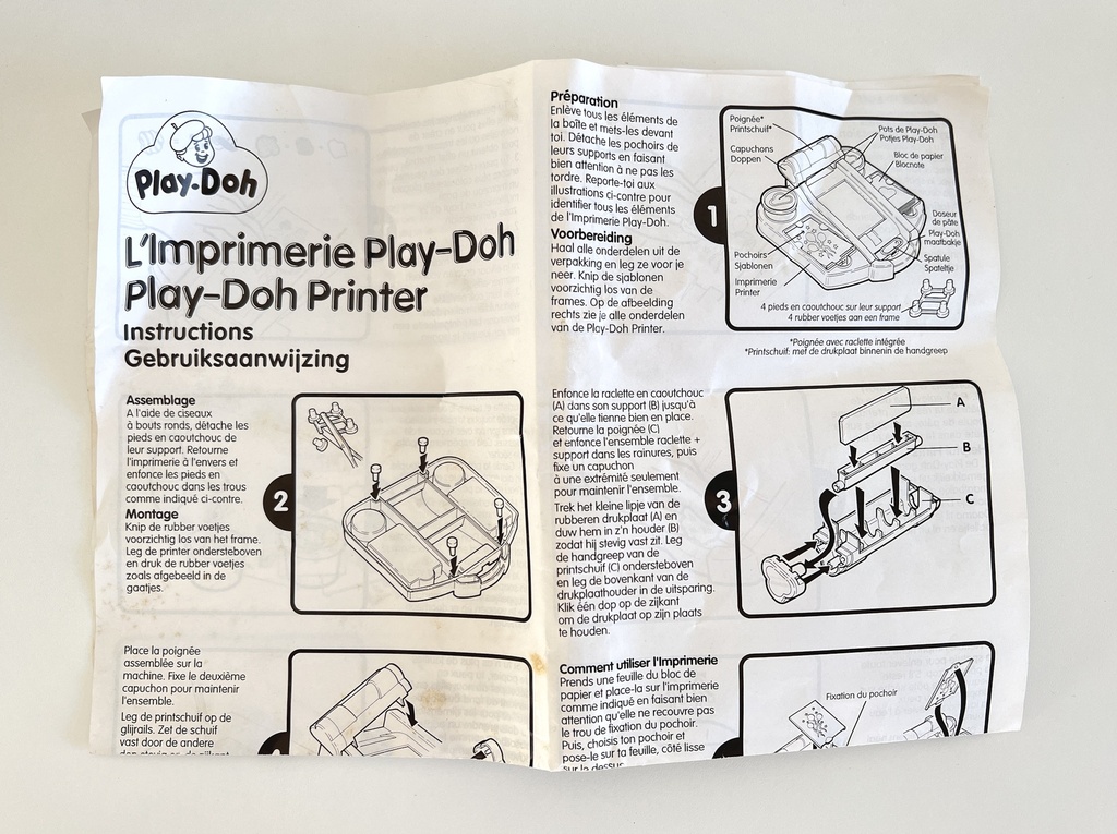 Imprimerie Play-Doh - Tonka Kenner 1994