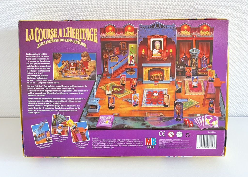 Jeu de société La course à l'héritage - MB 1996