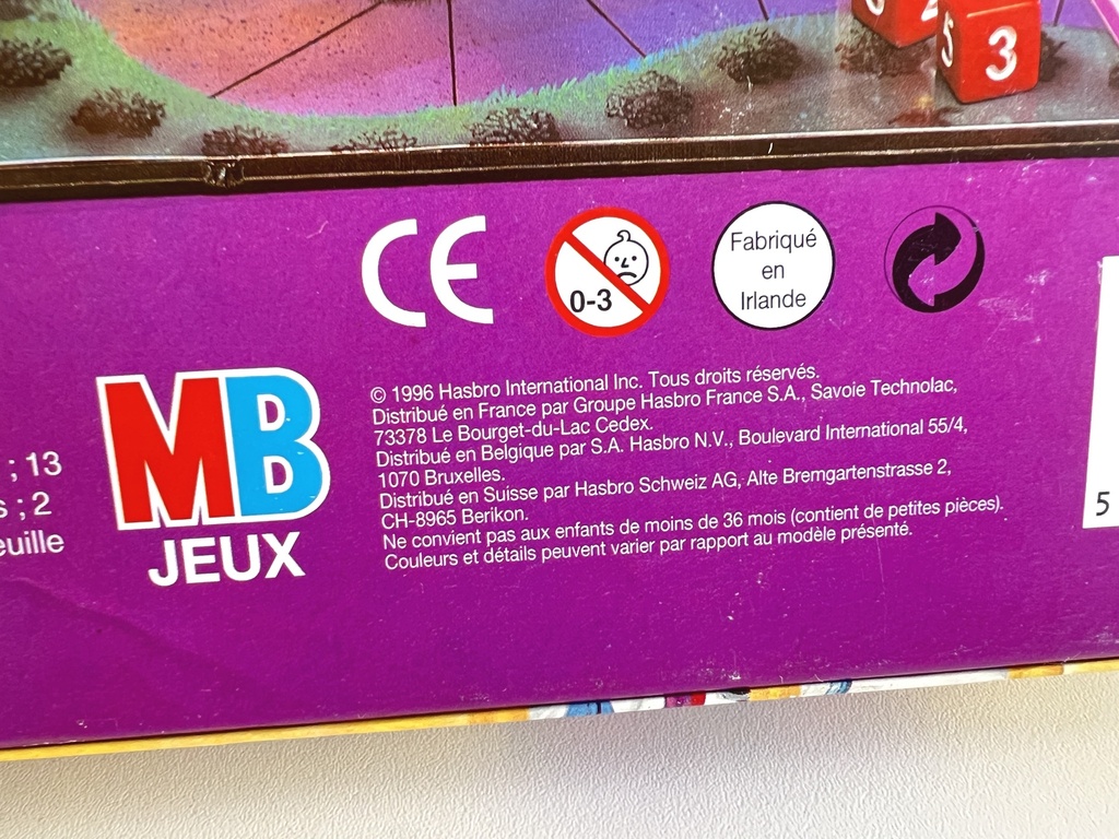 Jeu de société La course à l'héritage - MB 1996
