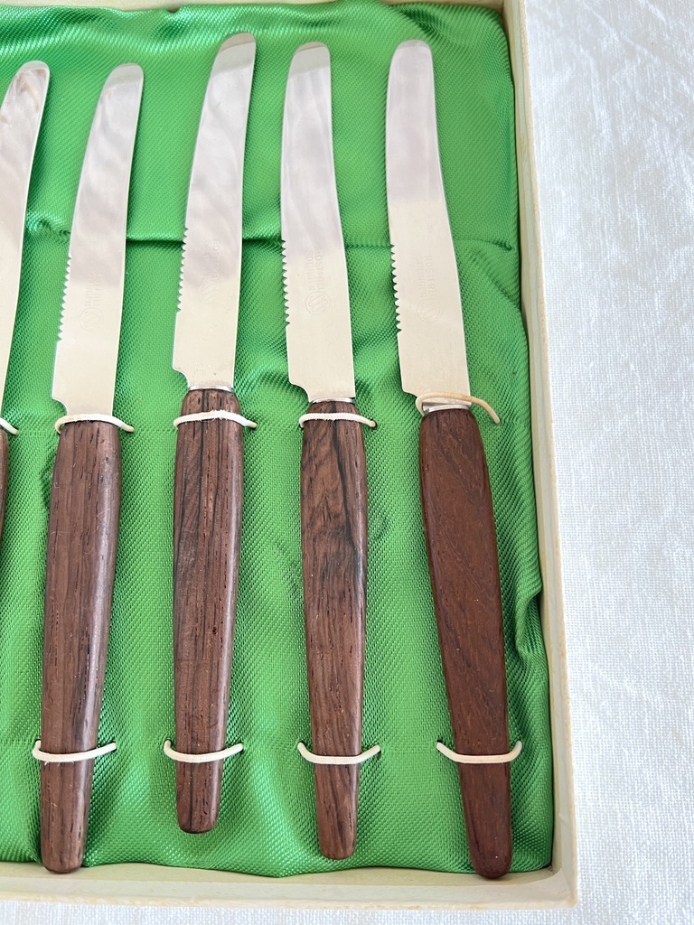 Boîte de 6 couteaux à tartiner Solingen