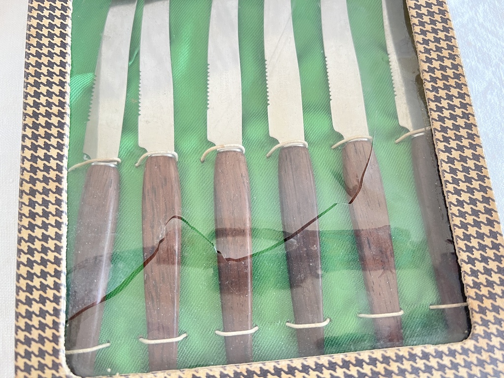 Boîte de 6 couteaux à tartiner Solingen