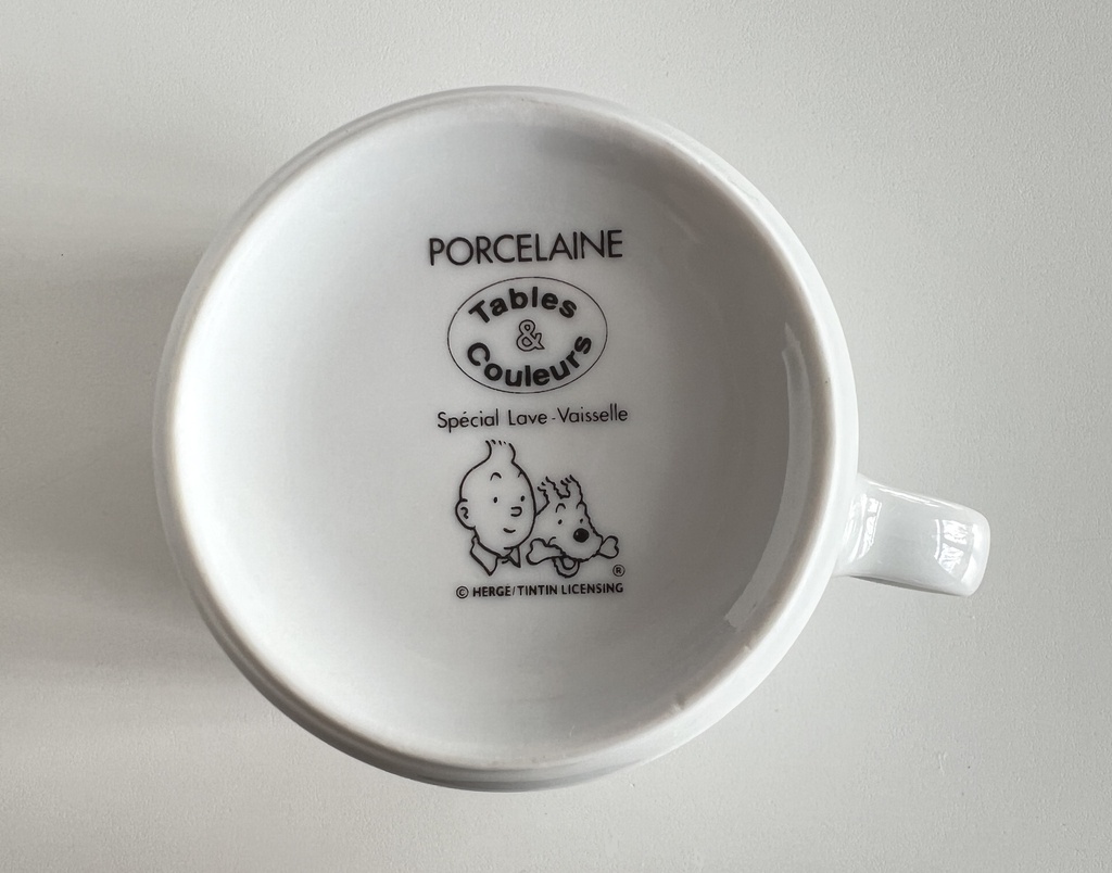 Tasse Tintin - Tables & Couleurs