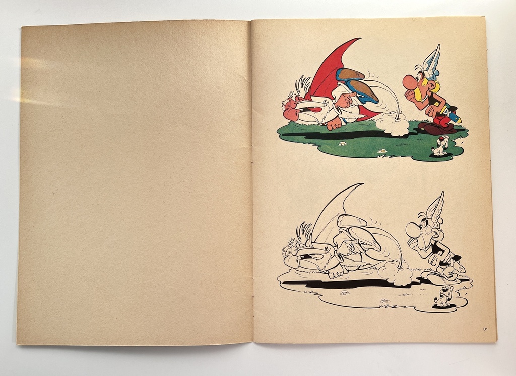 Livre à colorier Astérix