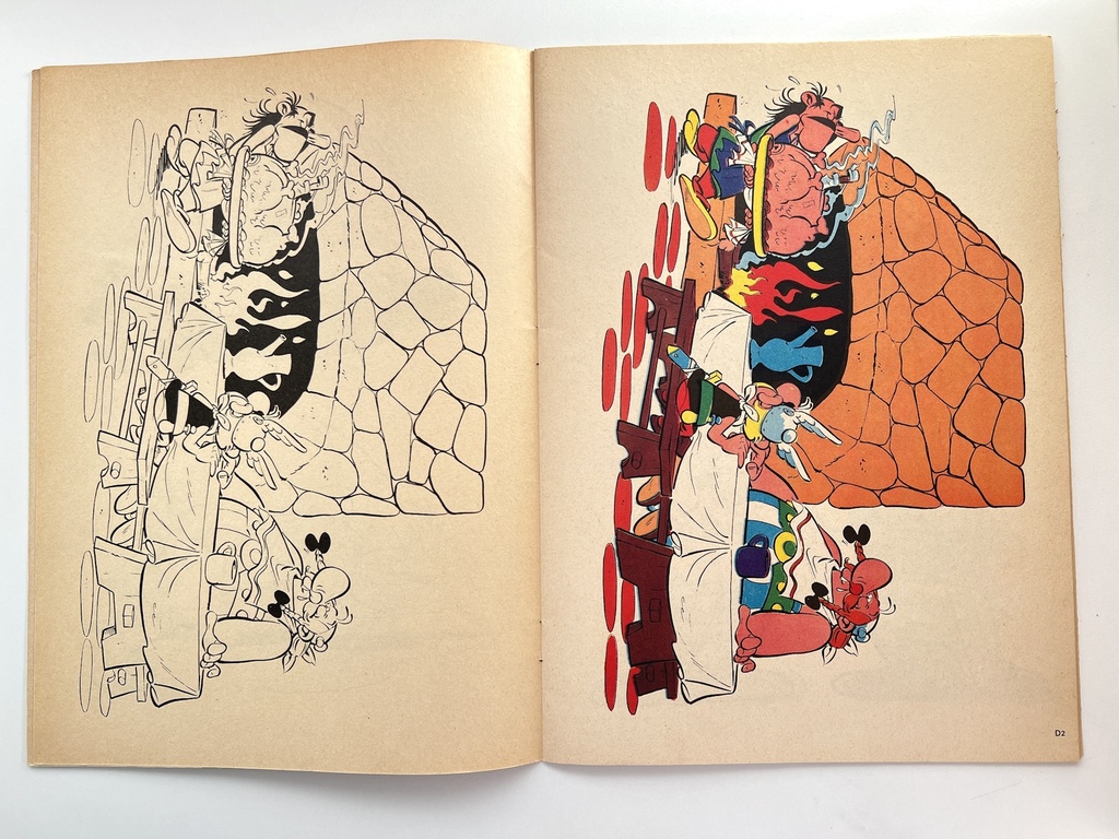 Livre à colorier Astérix