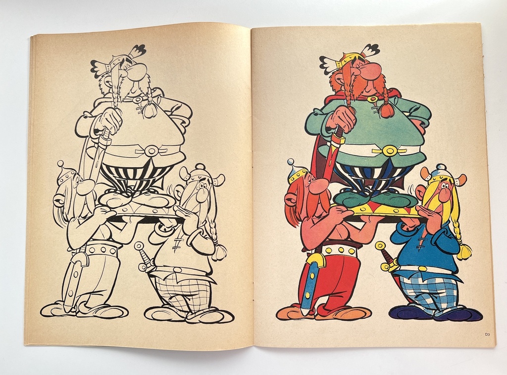 Livre à colorier Astérix