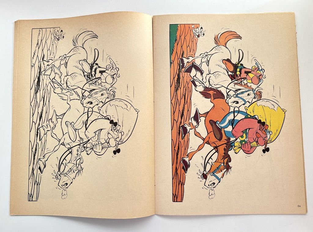 Livre à colorier Astérix