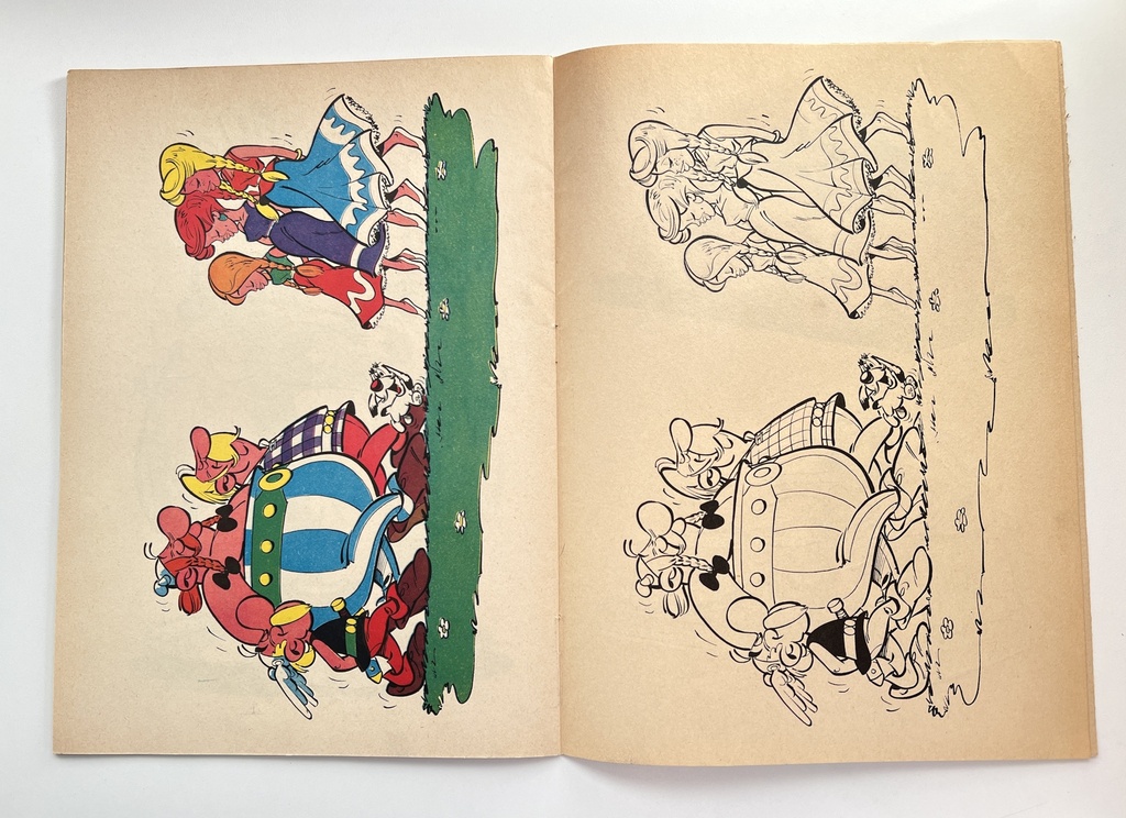 Livre à colorier Astérix