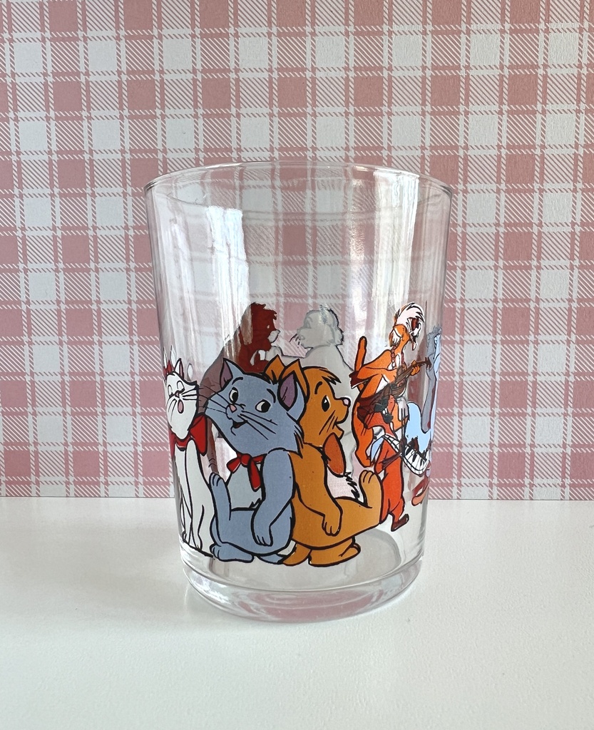 Petit verre à eau Les Aristochats - Disney