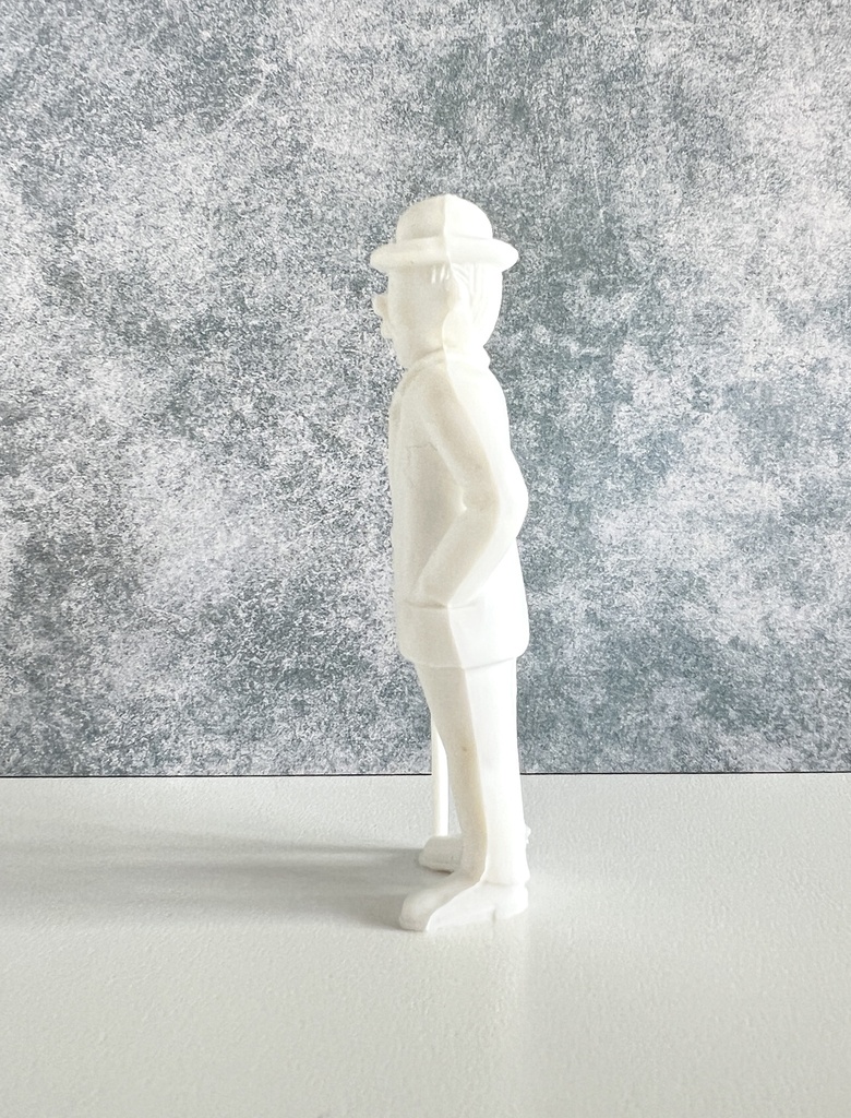 Figurine Dupont - Tintin Esso 1973