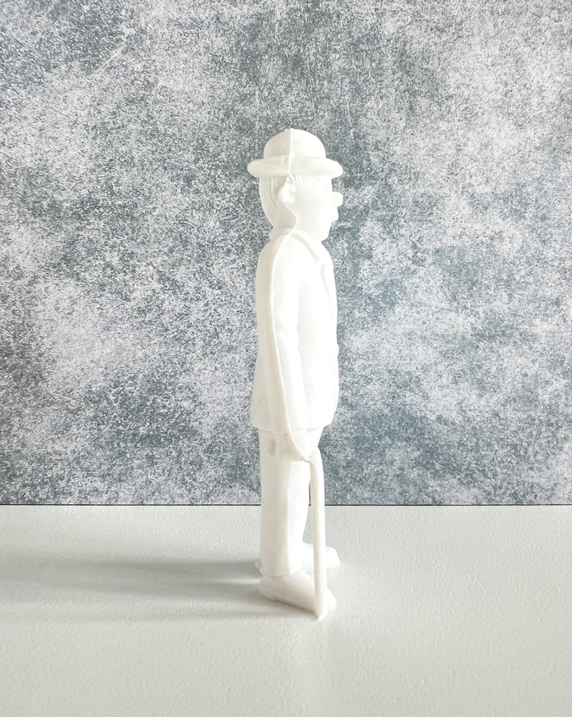 Figurine Dupont - Tintin Esso 1973