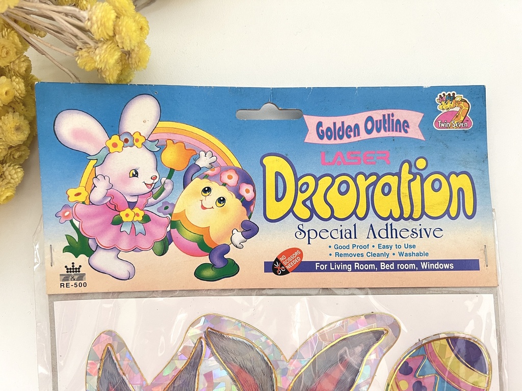 Planche d'autocollants Laser de Pâques - 1998