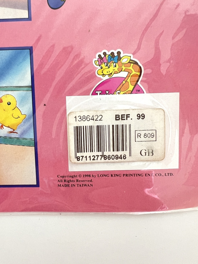 Planche d'autocollants Laser de Pâques - 1998