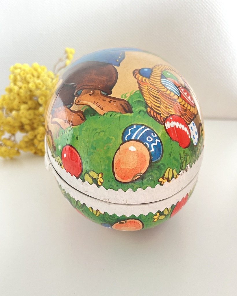 Grande boîte œuf en carton / papier mâché