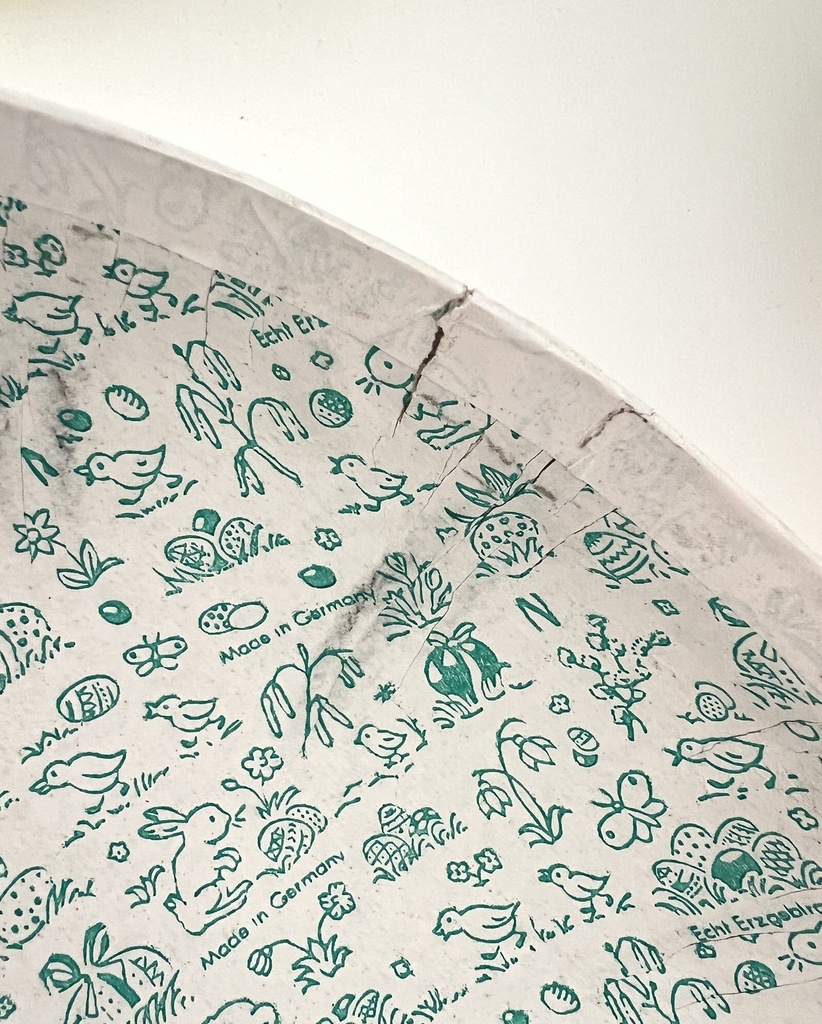 Grande boîte œuf en carton / papier mâché