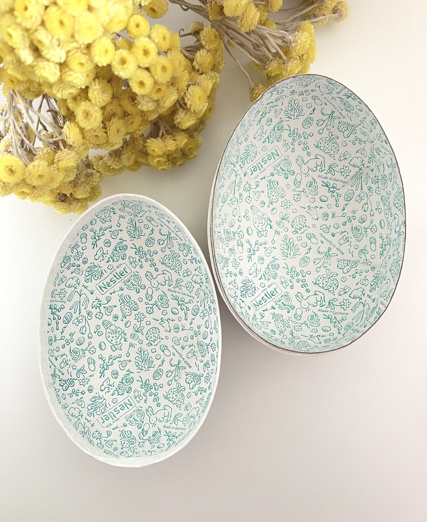 Boîte œuf en carton / papier mâché - format moyen