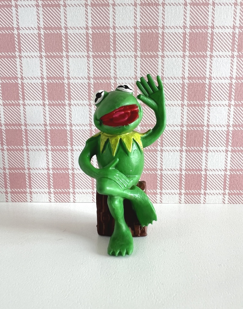 Figurine Kermit la grenouille (Muppet Show) - 1978 Schleich HA!