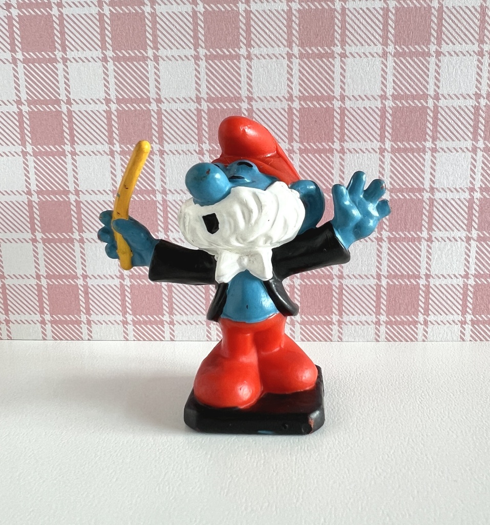 Figurine Grand Schtroumpf chef d'orchestre - Bully