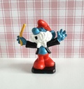 Figurine Grand Schtroumpf chef d'orchestre - Bully