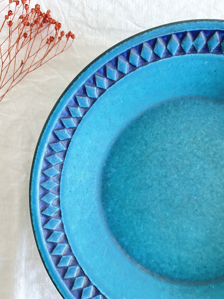 Lot de 6 assiettes creuses Ceramano Saphir