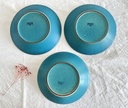 Lot de 6 assiettes creuses Ceramano Saphir