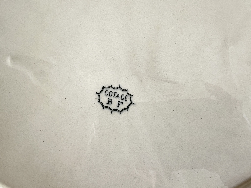 Plat ovale Boch Cotage