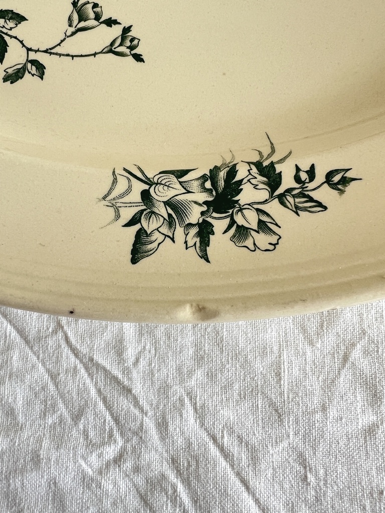 Plat ovale Boch Cotage