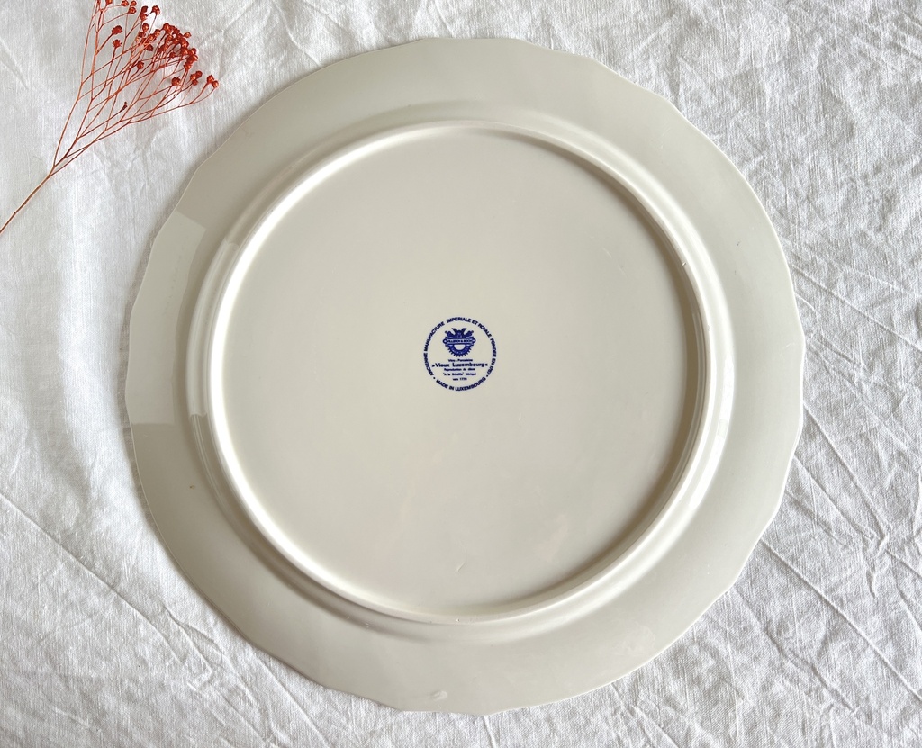 Grande assiette ronde Villeroy & Boch Vieux Luxembourg