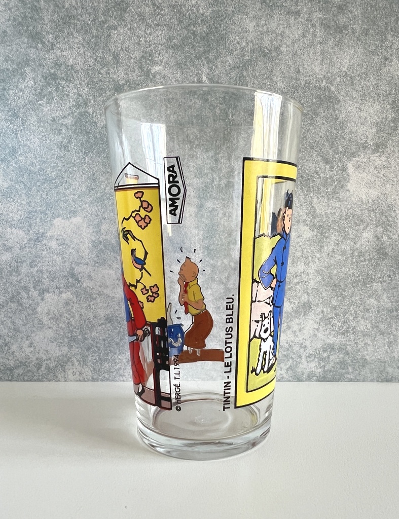 Verre à eau Tintin - Amora 1994