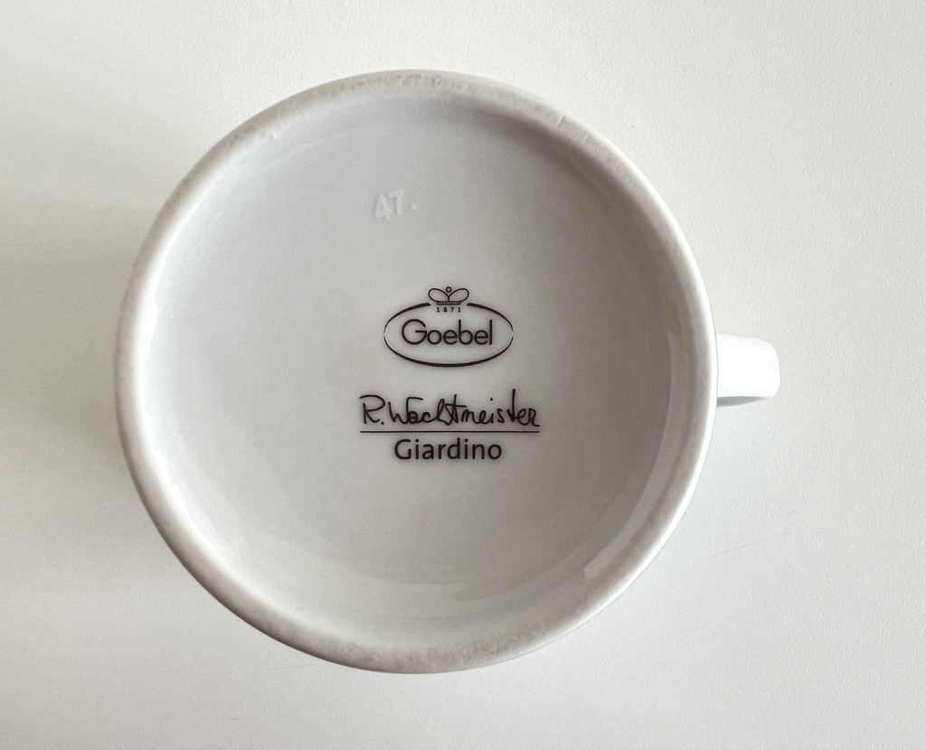 Tasse Goebel Rosina Wachtmeister Giardino