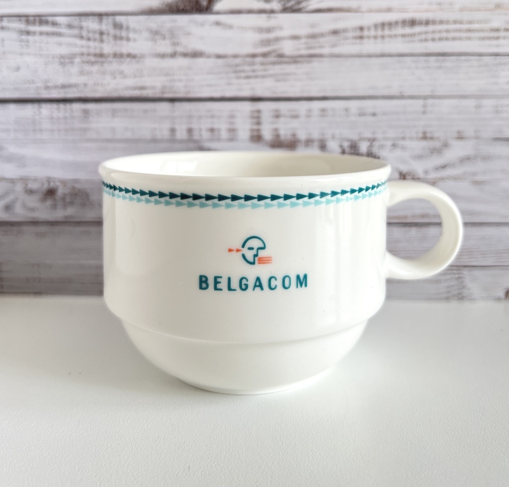 Lot de 2 tasses Villeroy & Boch Belgacom