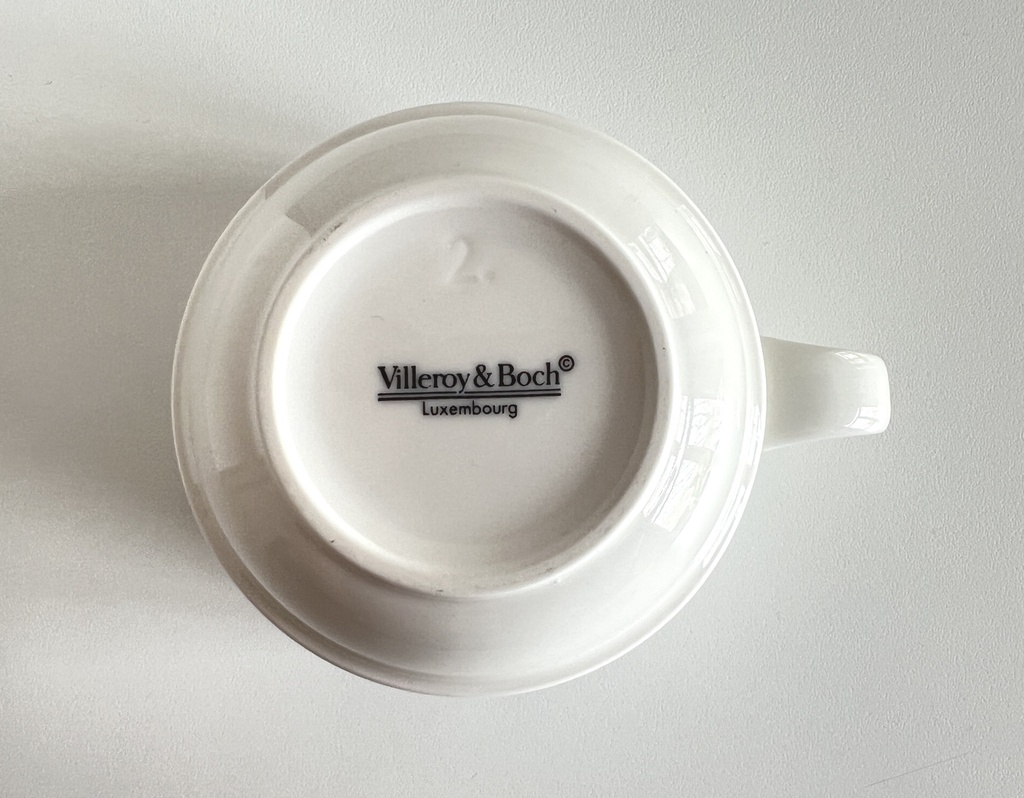 Lot de 2 tasses Villeroy & Boch Belgacom