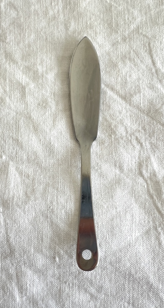 Beurrier coquille / coupelle à caviar bleu cobalt