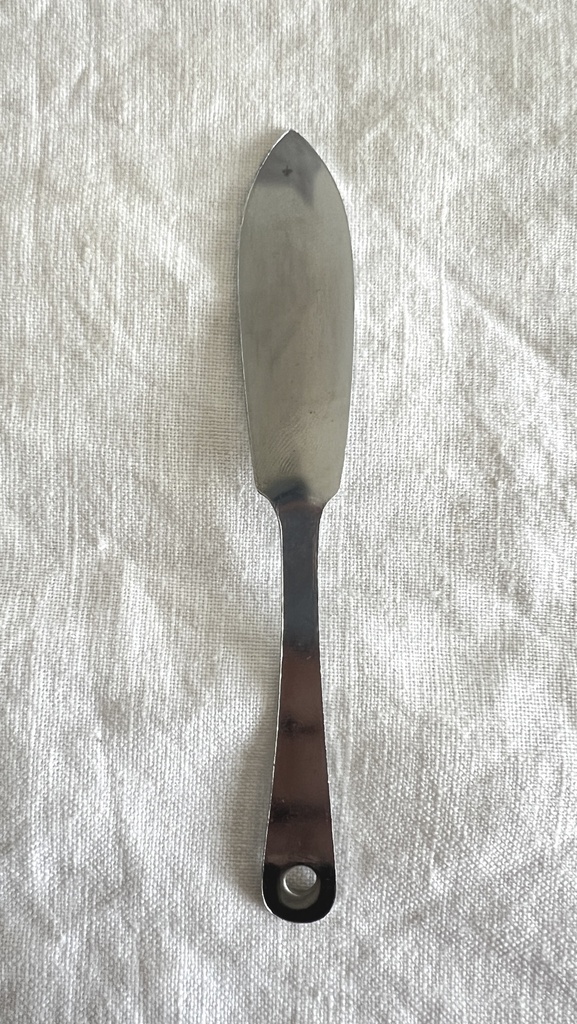 Beurrier coquille / coupelle à caviar bleu cobalt