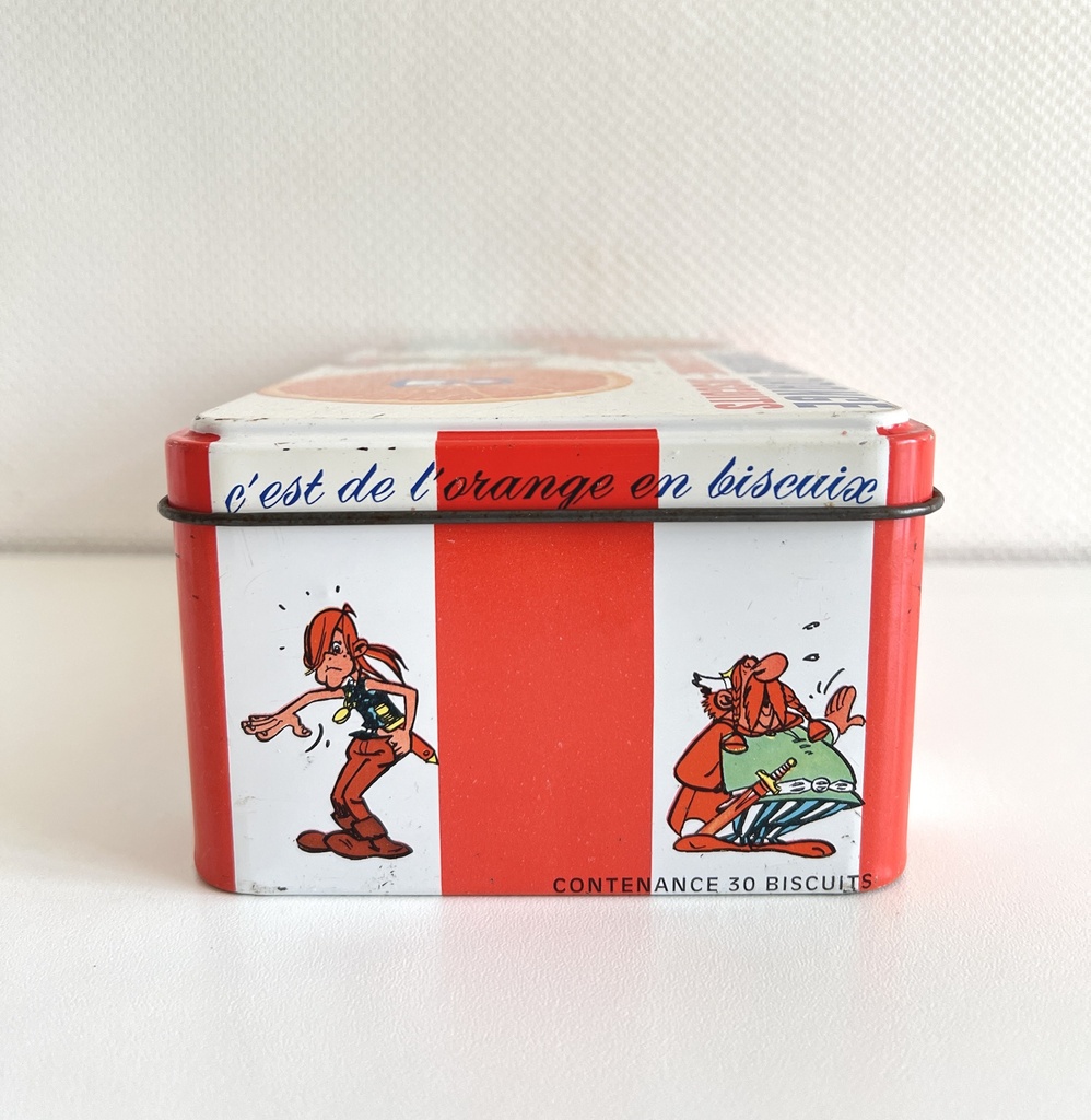 Boîte en métal Astérix - Chamonix Biscuits à l'orange L'Alsacienne