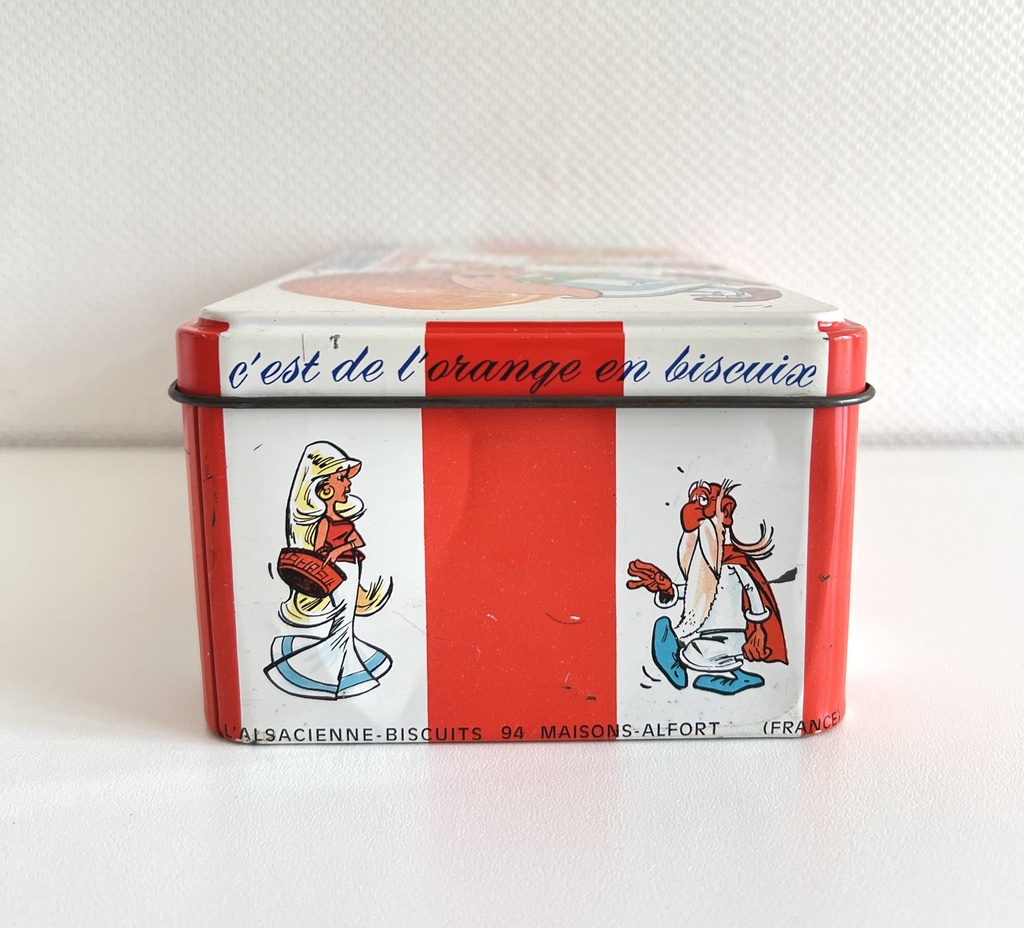Boîte en métal Astérix - Chamonix Biscuits à l'orange L'Alsacienne