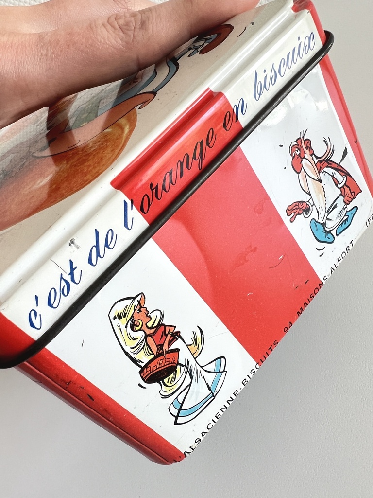 Boîte en métal Astérix - Chamonix Biscuits à l'orange L'Alsacienne