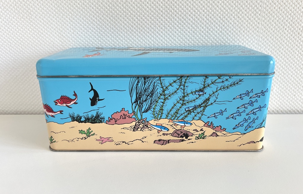 Boîte métallique Delacre Tintin Le Trésor de Rackham Le Rouge - 2010