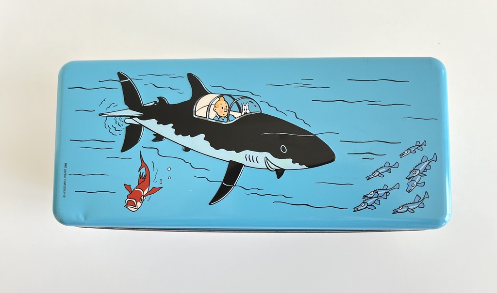 Boîte métallique Delacre Tintin Le Trésor de Rackham Le Rouge - 2010