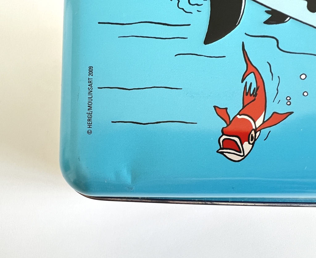 Boîte métallique Delacre Tintin Le Trésor de Rackham Le Rouge - 2010