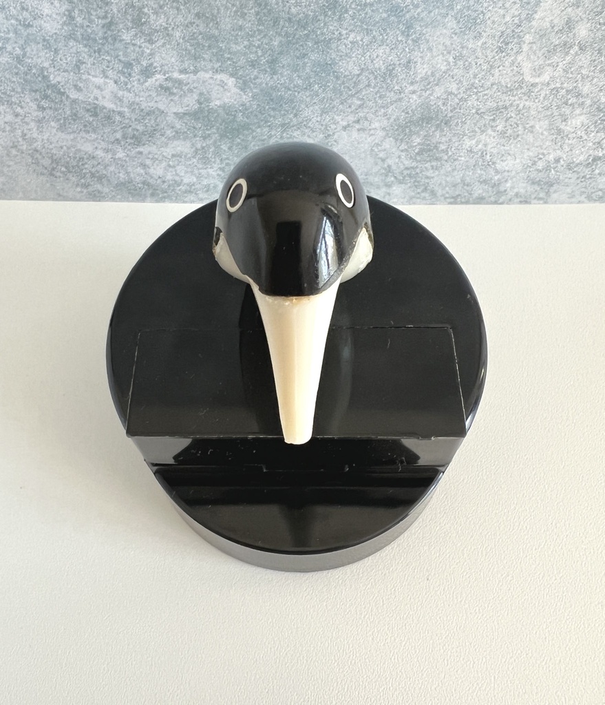 Distributeur de cure-dents pingouin