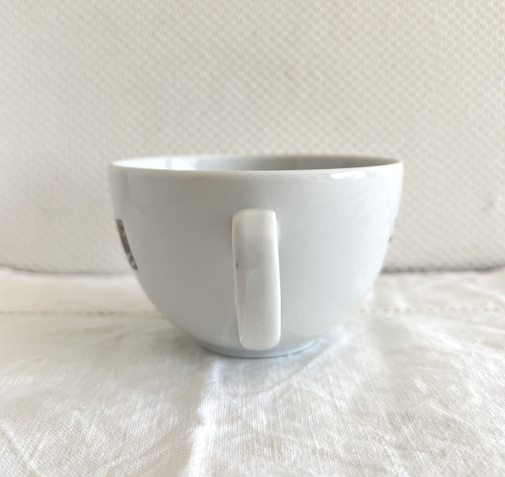 Tasse et sous-tasse Tintin Les 7 boules de cristal - 1998