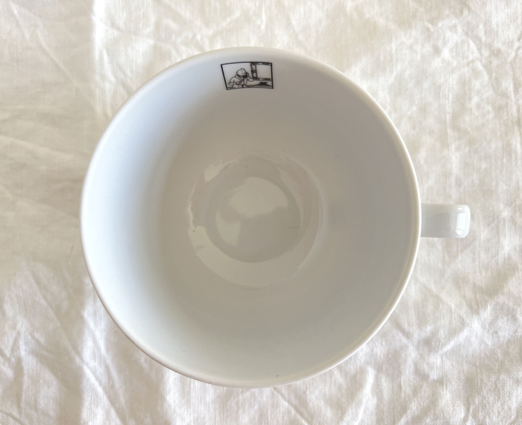 Tasse et sous-tasse Tintin Les 7 boules de cristal - 1998