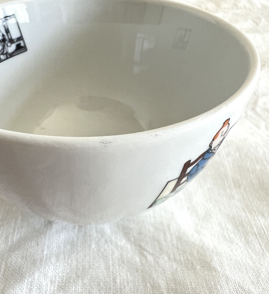 Tasse et sous-tasse Tintin Les 7 boules de cristal - 1998